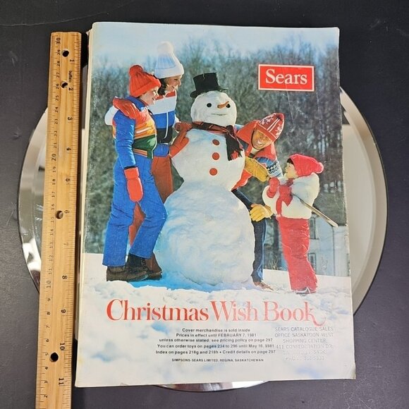 1980 Sears Christmas Wish Book Rare Cover Canada Good Condition - Picture 13 of 13